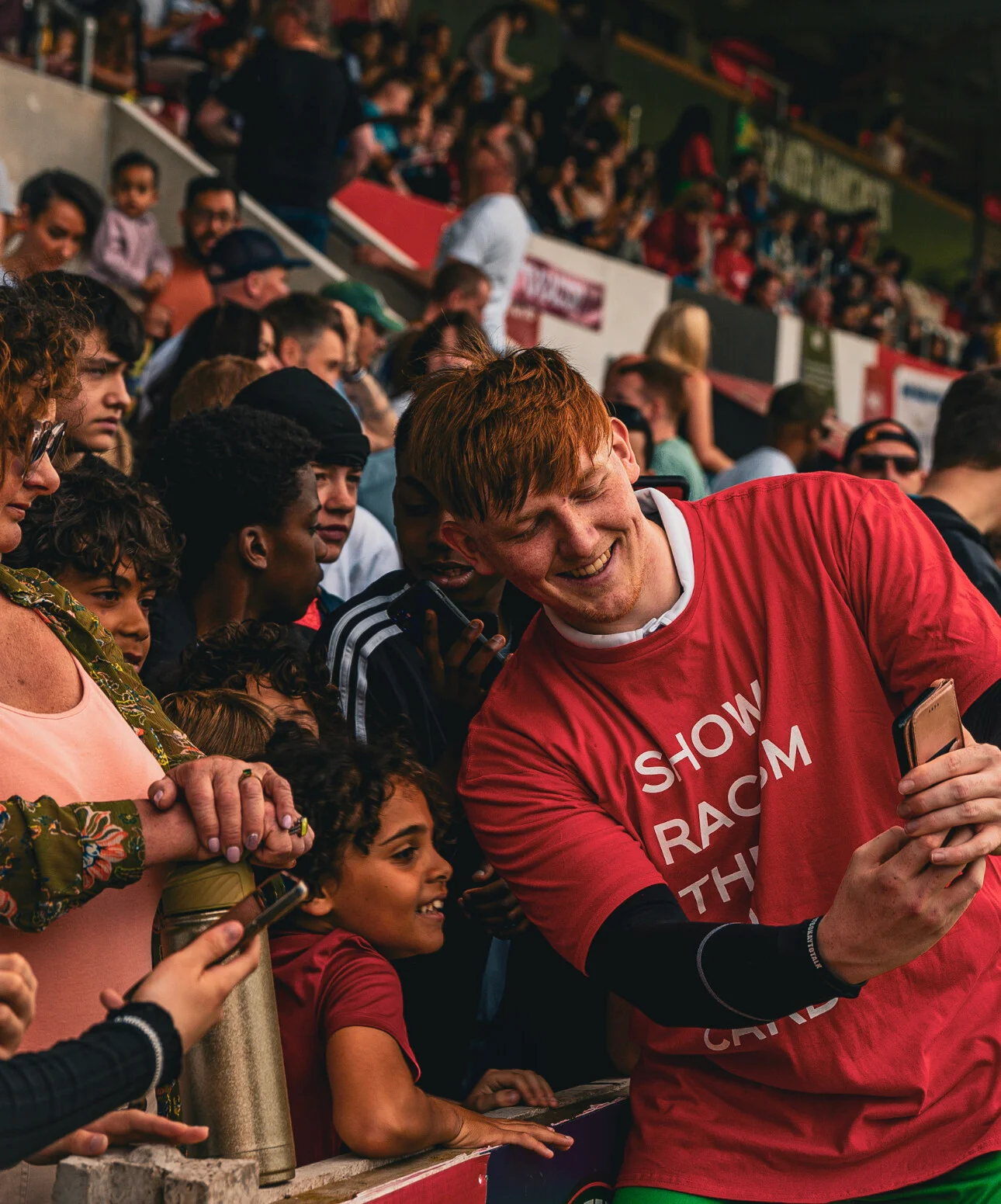 Len Johnson Charity Match - fans and players